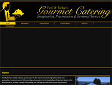 Tablet Screenshot of gourmetcatering.com.au
